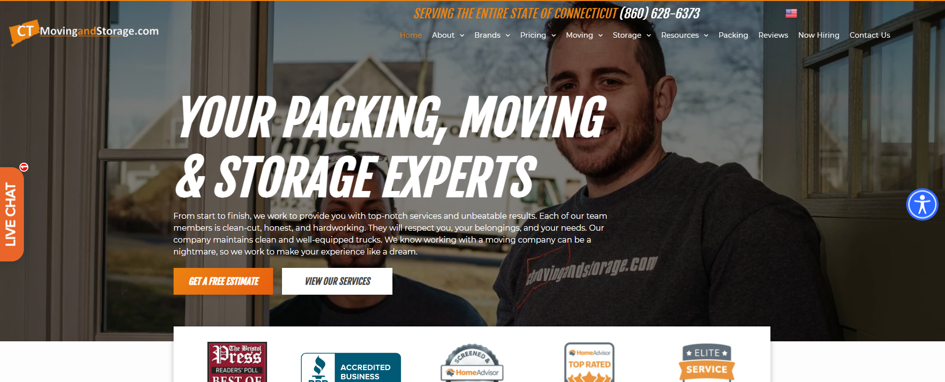 CT Moving And Storage Home Page